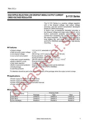 S-1131B25PD-N4KTFG datasheet  